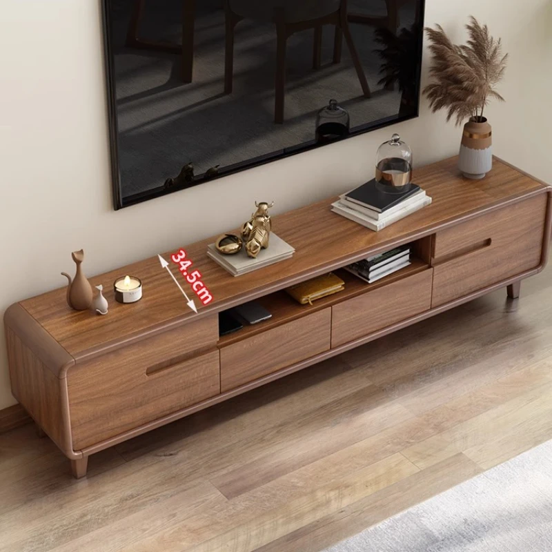 

Pied Tv Furniture Living Room Table Corner Tv Stand Wood Hemp Tanba Hotel Furniture for Television Cabinet Floating Wall Shelves