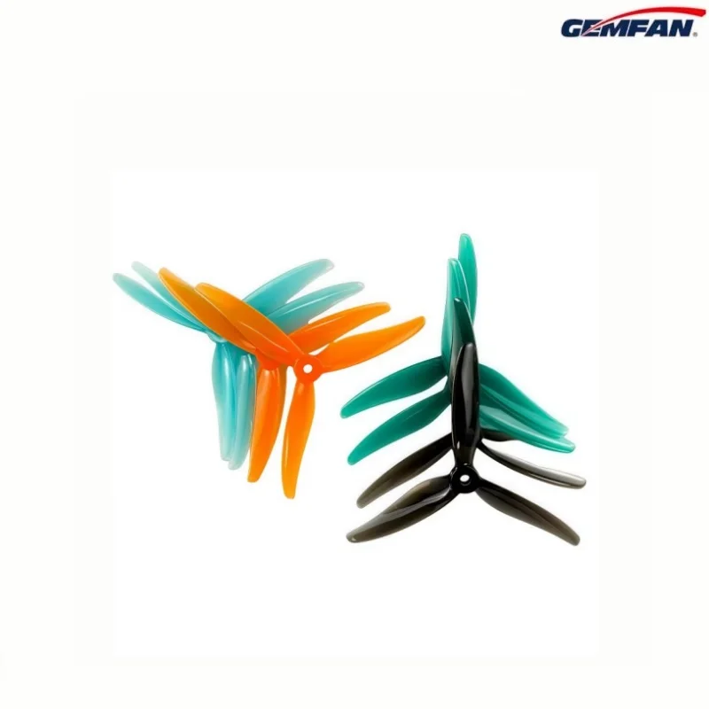 Tres palas 51466-V2 GEMFAN 5 pulgadas 2CW y 2CCW FPV palas de hélice de alta eficiencia resistentes a golpes