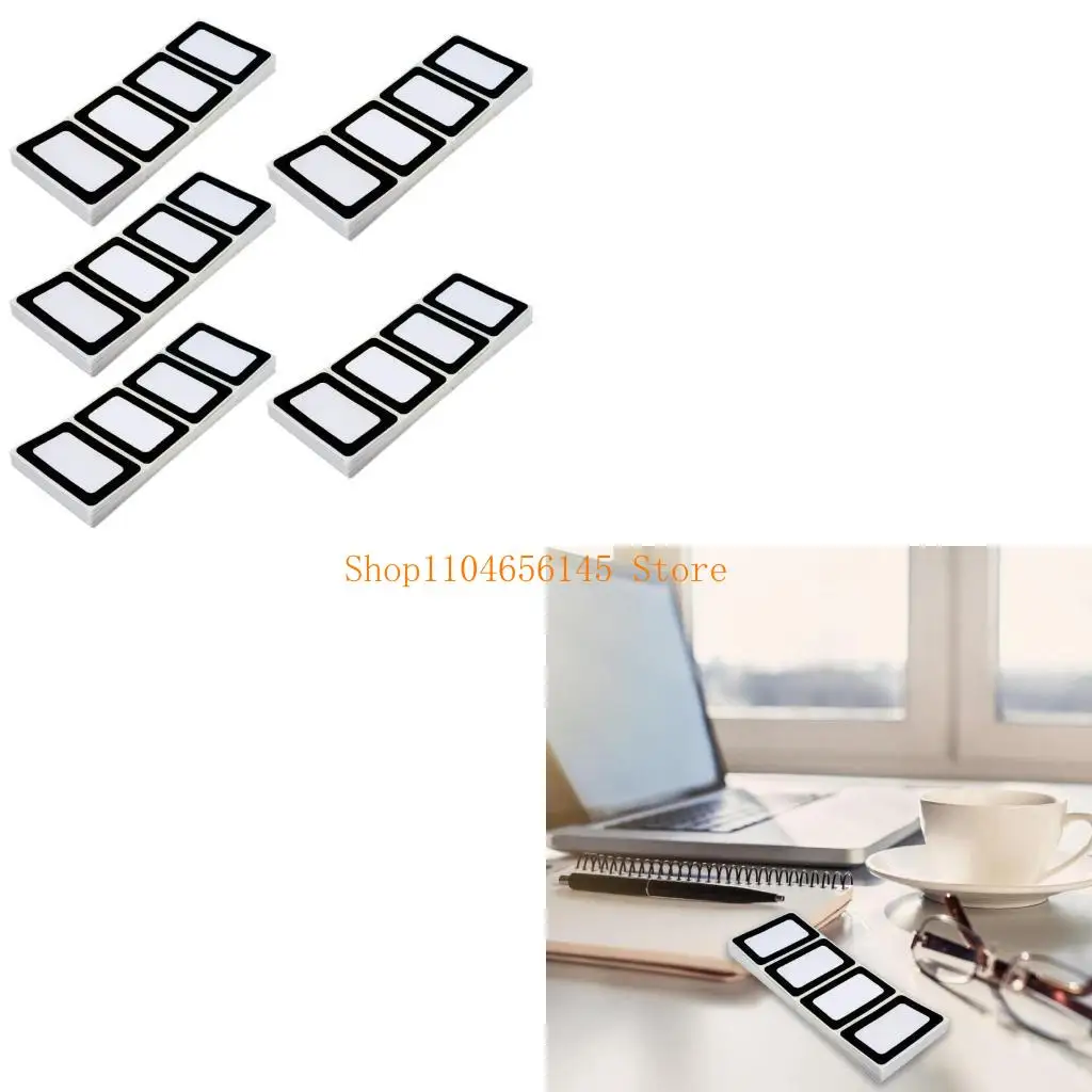 

5 ASD 300pcs Черная граница самостоятельные клейки