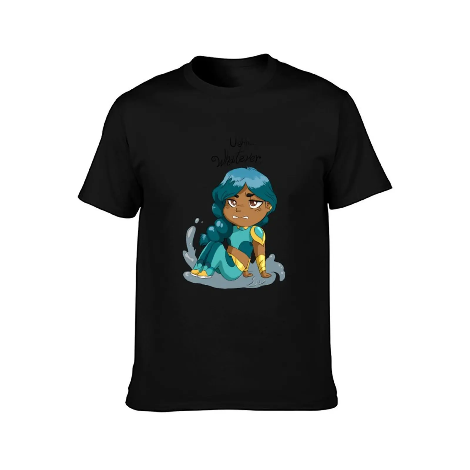 Chibi Mermista - Ugh... whatever T-Shirt Plus Size Loose Short Sleeve Top T-Shirt