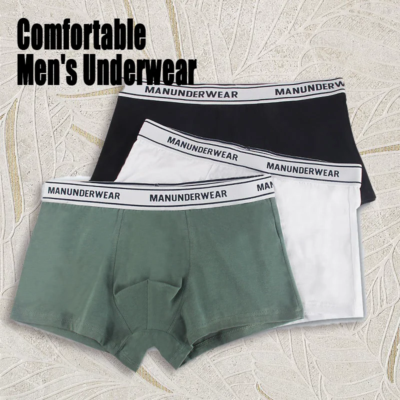

Mens Underwear Breathable Boxer Briefs for Men Soft Stretchy Men's Underwear with Fly