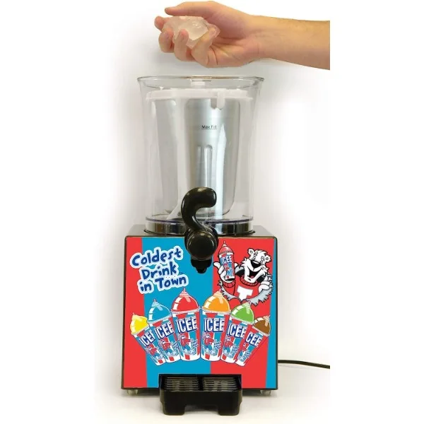 iscream Genuine ICEE Brand Counter-Top Sized ICEE Slushie Maker - Spins Your Pre-Chilled Ingredients