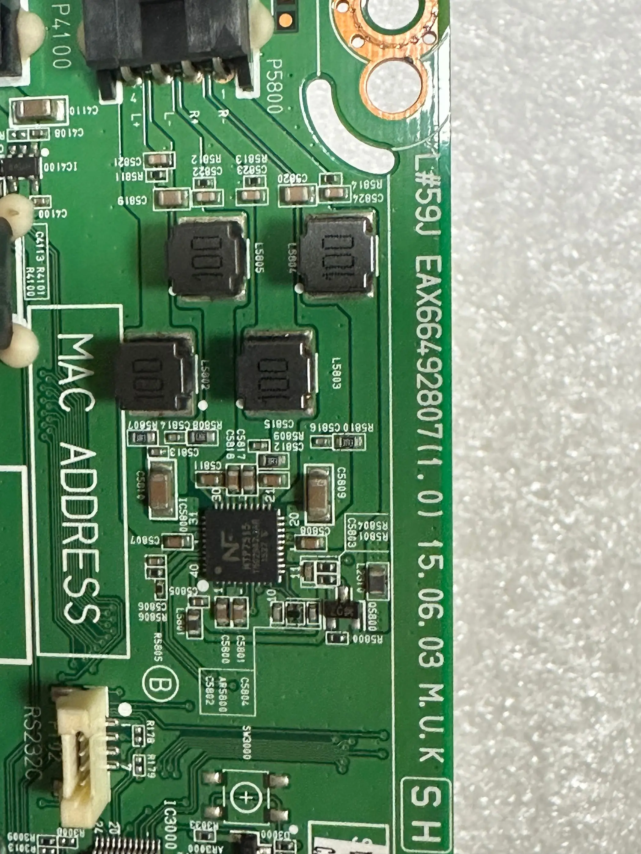 60นิ้ว EAX66492807เมนบอร์ด60UF7702-CC เดิม (1.0) LC600EQF หน้าจอ (FH)(M2)