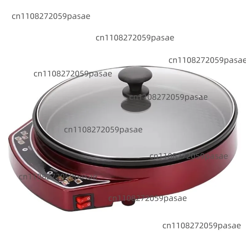 

Односторонняя электрическая сковорода для выпечки, сковорода для блинов, углубленная электрическая сковорода, увеличенный размер, антипригарная сковорода с плоским дном