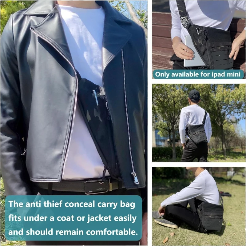 戦術的なアウトドアスポーツチェストバッグクラシック多用途メンズチェストパック大容量メッセンジャーバッグオックスフォード布ショルダーバッグ