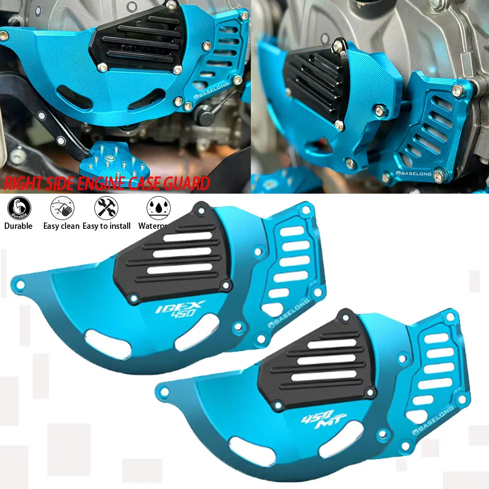 

Motorcycle Right Side Engine Case Guard Cover Protector For CFMOTO CF MOTO 450MT 450 MT 450 2024 2025 IBEX 450 IBEX Accessories