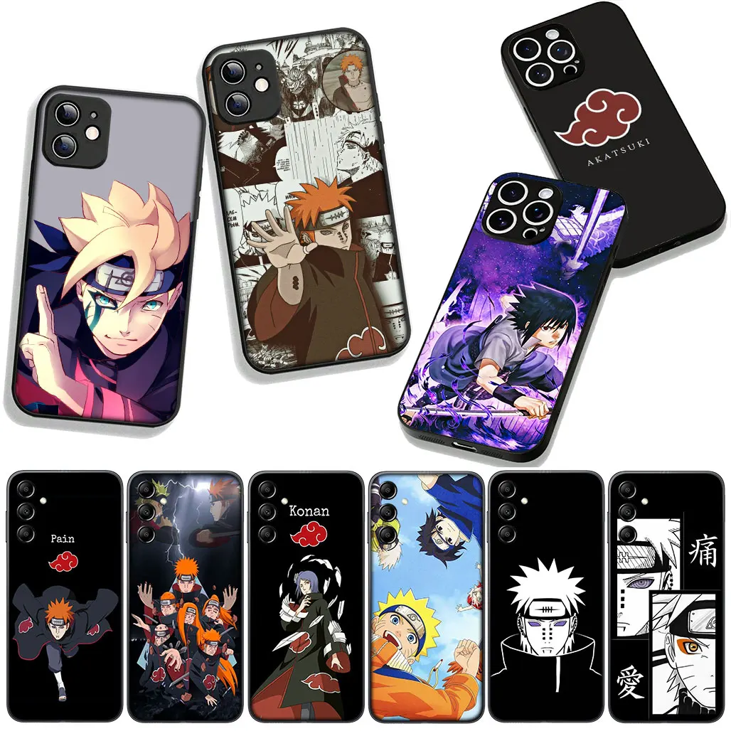 Чехол Pains Akatsukis Konans для телефона Samsung Galaxy A36 A17 A26 A07 A35 A54 S8 S9 S20 S21 FE S10 Plus A53 A13 A33 A34 Cover