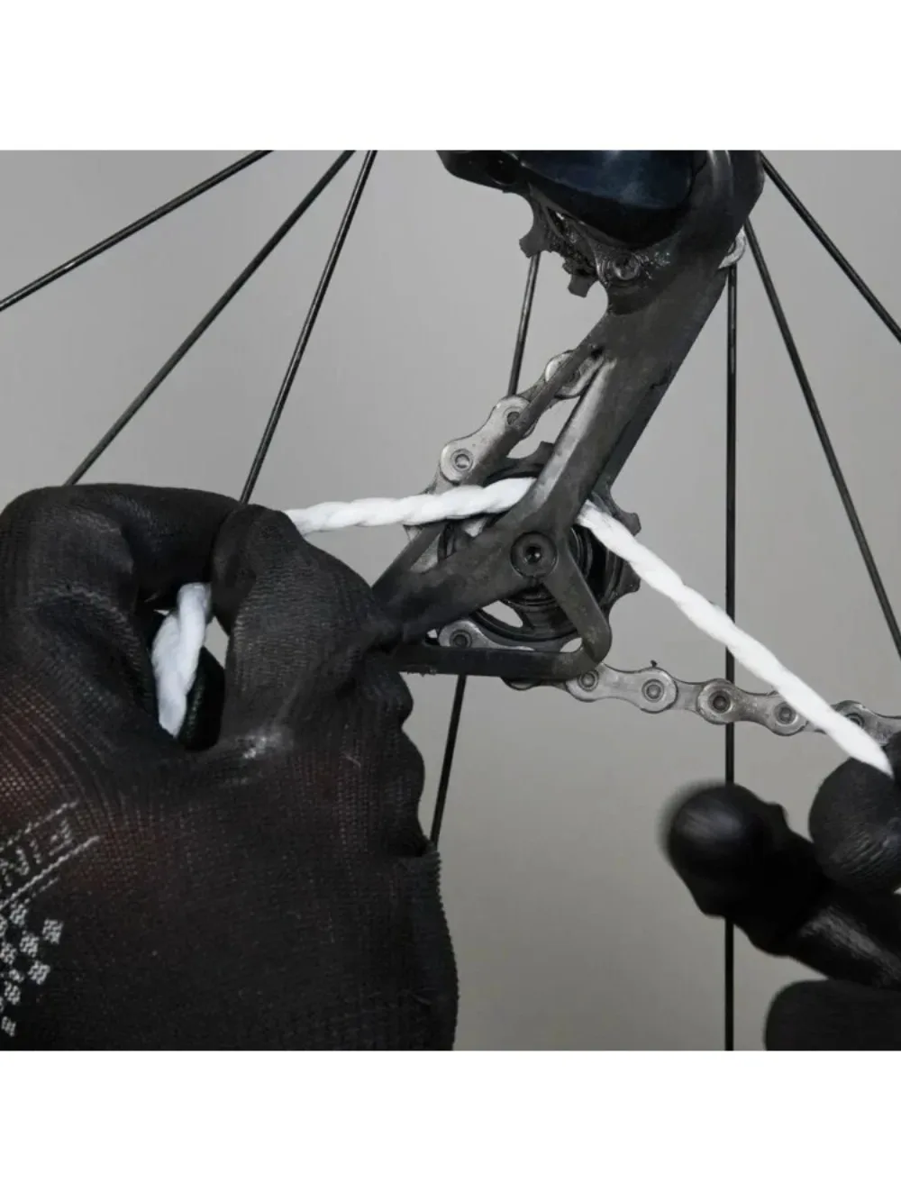 AliExpress NONE Bicycle Guide Wheel Flywheel Teeth Cleaning Line Chain Washer Companion -Flywheel Tooth Cleaning Rope, Chain Cleaning Rope,
