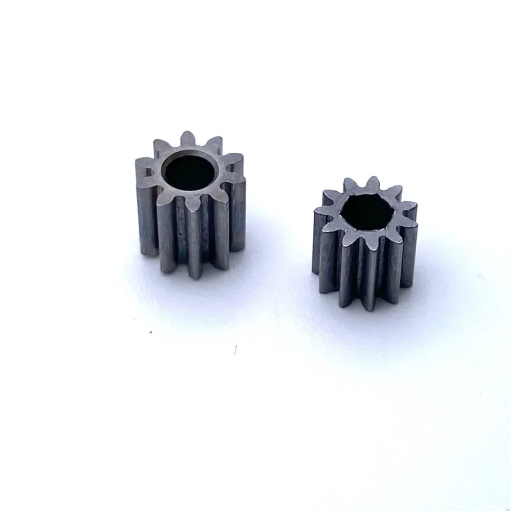 Modelo DIY de engranaje de acero de 0,6 M, 10T, 3,17mm para Motor de CC 545 550 555