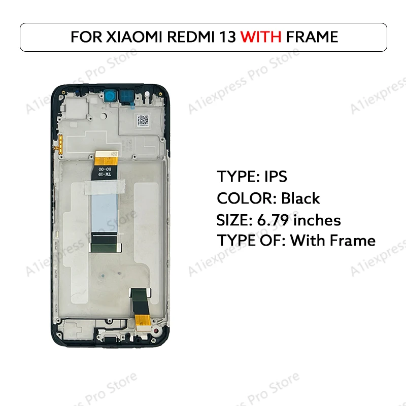IPS LCD Voor Xiaomi Redmi 13 4G 5G 2404ARN45A 24040RN64Y 2406ERN9CI Lcd Touch Screen Digitale Vergadering panel LCD Onderdelen
