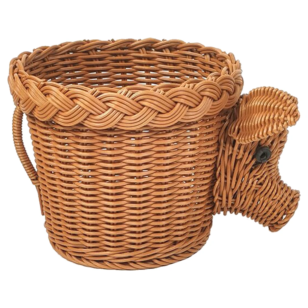 

Large Capacity Reusable Plastic Fruit Basket Multi-Function Storage Container For Bread Snacks Desktop Household Use Food Safe