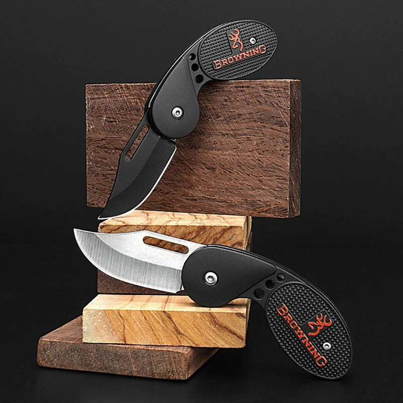 1PC Outdoor Folding Knife Pocket Knife Stainless Steel Fruit Knife High Hardness Sharp Multi-functional Mini  Self Defense Knife image 5