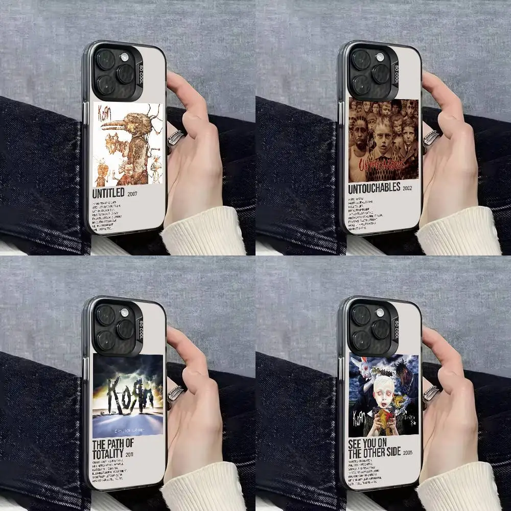 

K-Korn Untouchables Untitled Phone Case For iPhone 17,16,15,14,13,12,11,Pro,Max,Plus,E,Air,Mini Black IMD Cover