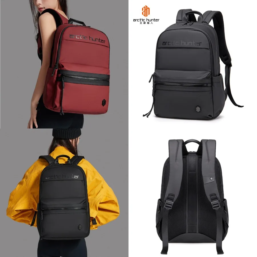 

【Новый стиль】Рюкзак Arctic Hunter для ежедневных поездок на работу, мужской водонепроницаемый рюкзак большой вместимости для деловых поездок.