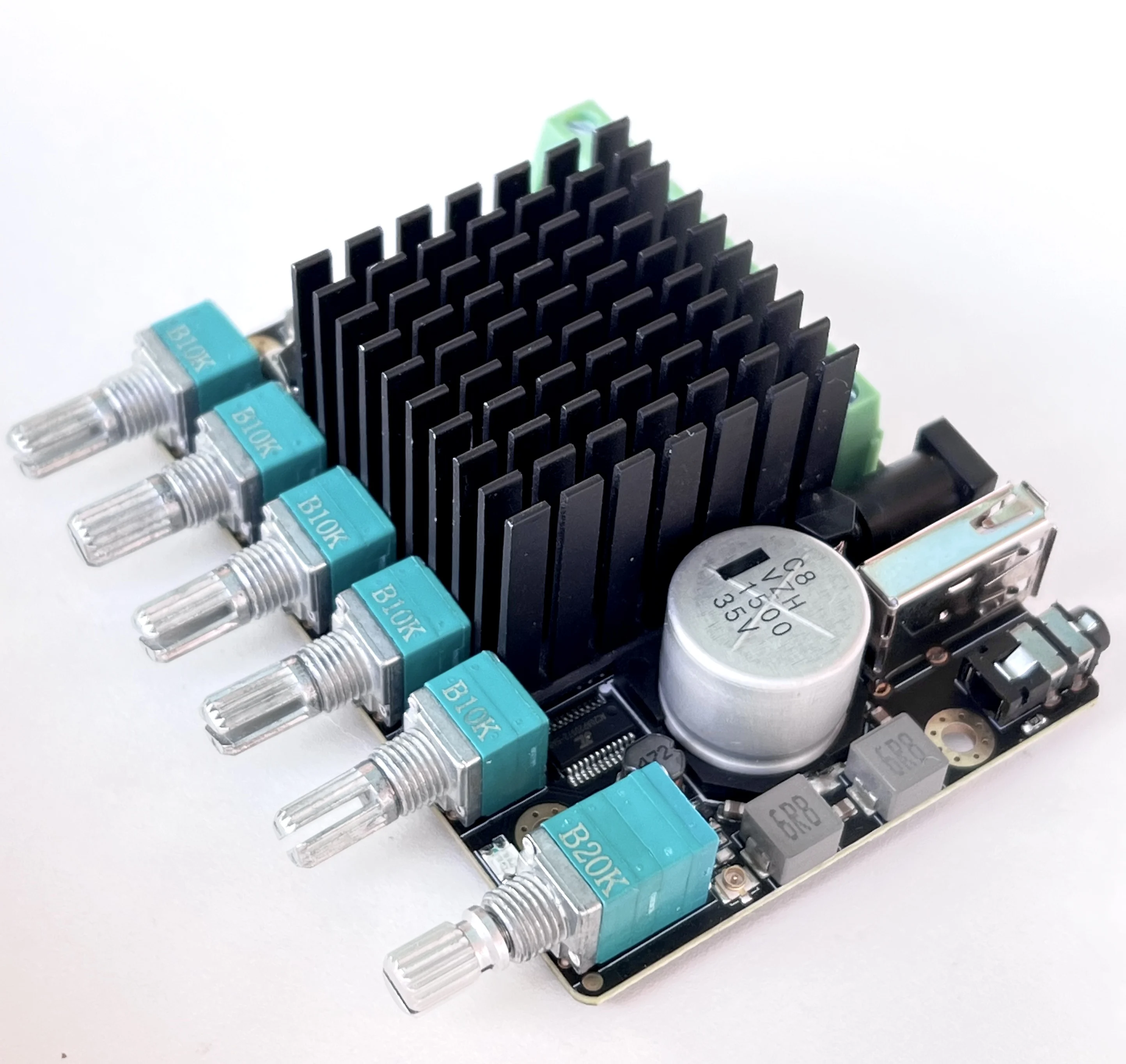 Плата цифрового усилителя Nvarcher TPA3116 2,1, 2*50 Вт + 100 Вт