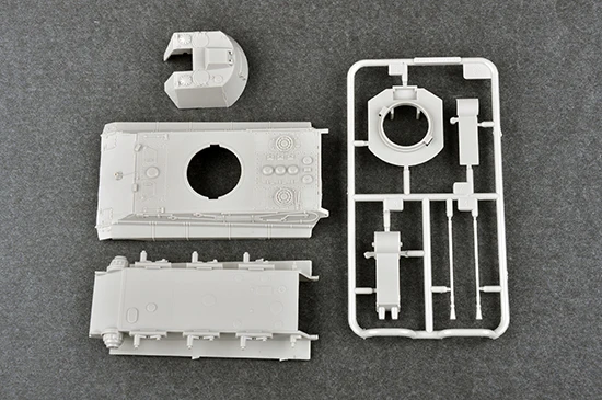 Trumpeter 07124 1:72 Scale German E50 E-50 Flakpanzer Tank Anti Aircraft Artillery Assembly Plastic Model Building Kit