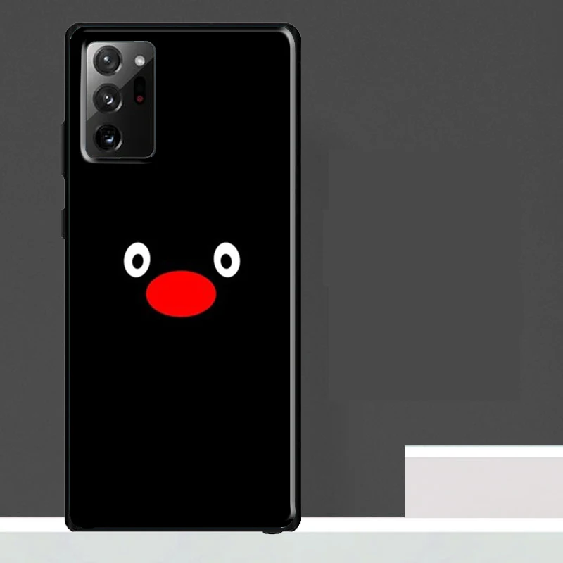 サムスンギャラクシーs10,s8,s9,s22,s23 plus,note 10 20,s20,e s21,s22,s23用の漫画ペンギン電話ケース
