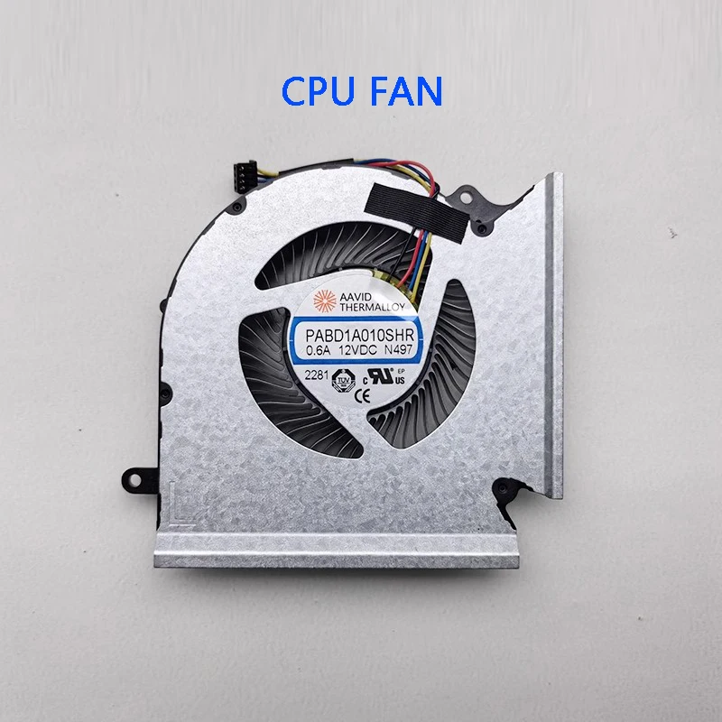 NEW ORIGINAL Laptop CPU GPU Cooling Fan For MSI 1545 GE67 GL67 PABD1A010SHR N497 N498