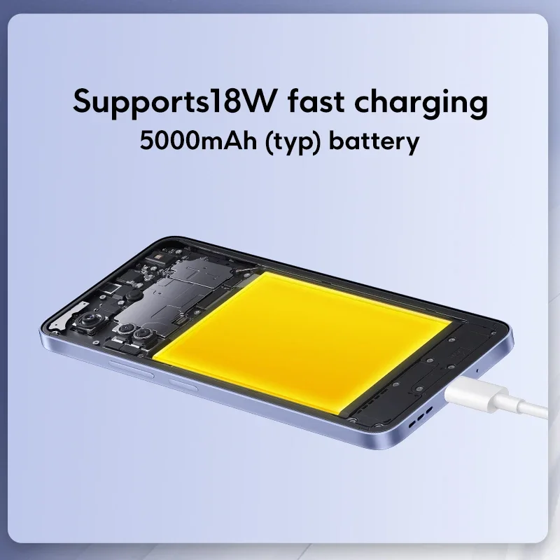 샤오미 스마트폰 POCO C65 글로벌 버전, 8 코어 5000mAh 배터리, Helio G85 MediaTek 6,74 인치 화면, 8GB 256GB 저장