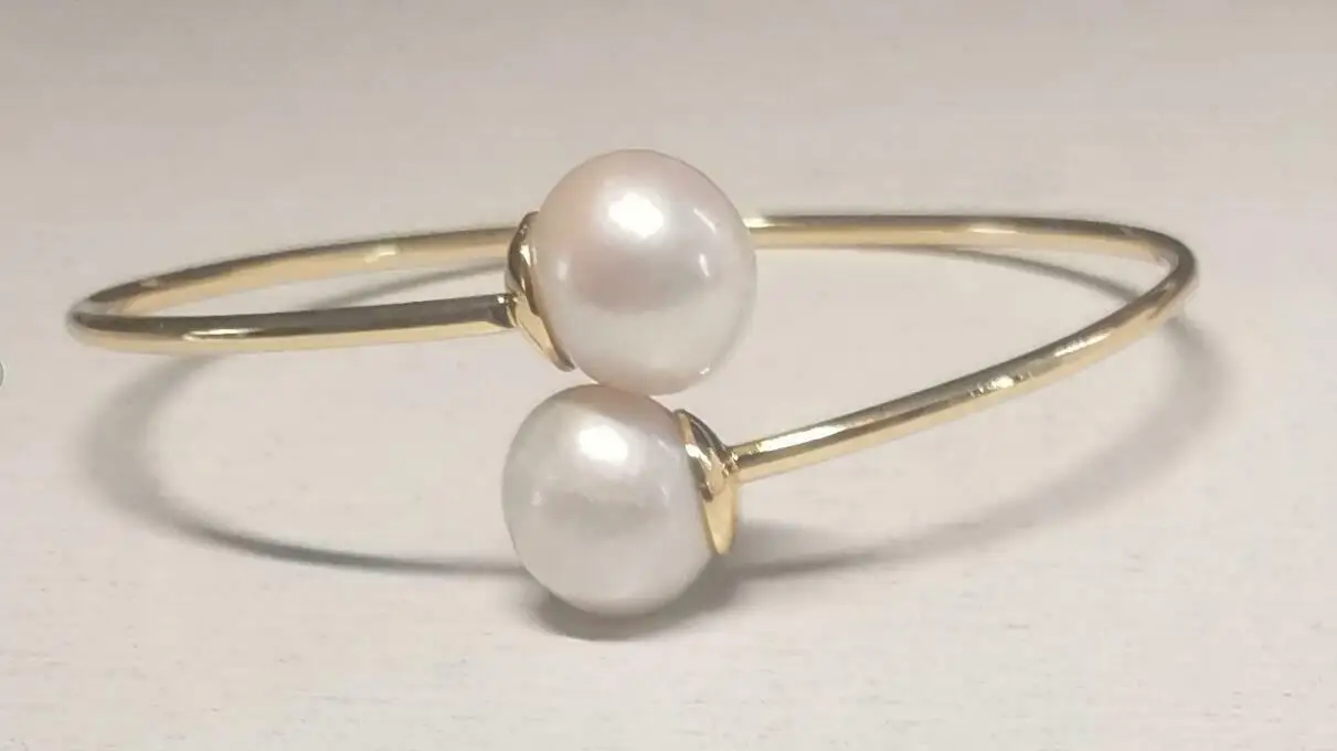 

Gorgeous AAAAA Huge 10-11mm Round South Sea White pearl bracelet 925S Resizable Fine Jewelry Gifts