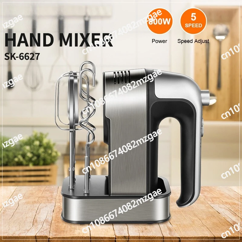 

Мощный ручной миксер 800 Вт для взбивания крема и замеса теста для домашнего использования