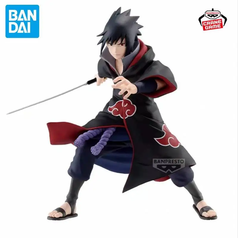 

Original Bandai Banpresto Naruto Uchiha Sasuke New and Unopened 16Cm Anime Figurine Genuine In Stock Collections Model Toy Gift