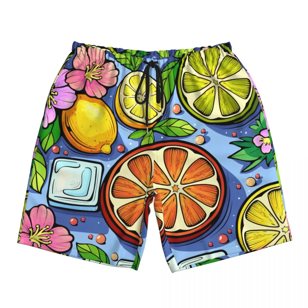 

Мужские шорты для доски, тропический лес, фрукты, милые гавайские пляжные плавки, быстросохнущие спортивные шорты для фитнеса, популярные пляжные шорты большого размера