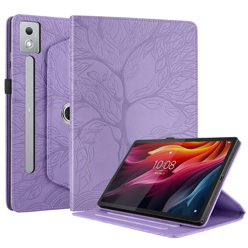 Gefenis Coque For Lenovo Idea Tab Pro Case Tb373fu 360 Rotating PU Leather Stand Tablet Funda For Idea Tab Pro 12.7 Case Cover
