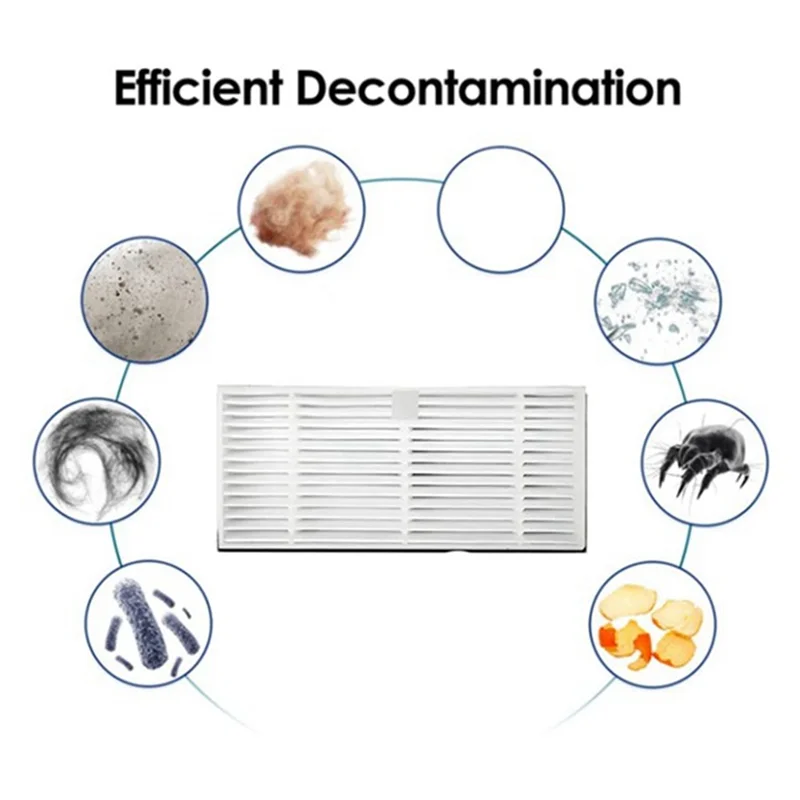 A94E-Kompatibel Für Blaupunkt Bluebot Precision Plus Ersatzteile Zubehör Wichtigsten Pinsel Hepa-Filter Mopp Tuch Staub Tasche