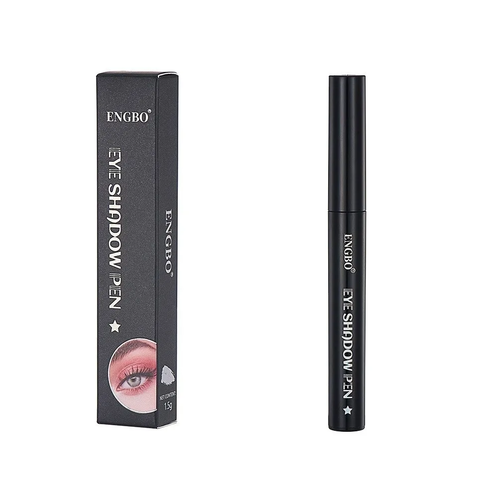 ENGBO Shimmer Glitter Eye Shadow Stick Brightening High Pigment Makeup Stick Single Shade Lasting Eyeshadow Pencil Women