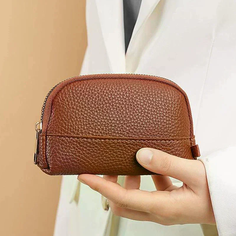 Lipstick Earphone Storage Bag Retro Coin Wallet Solid Color Minimalist Keybag Daily Portable Zipper Wallet
