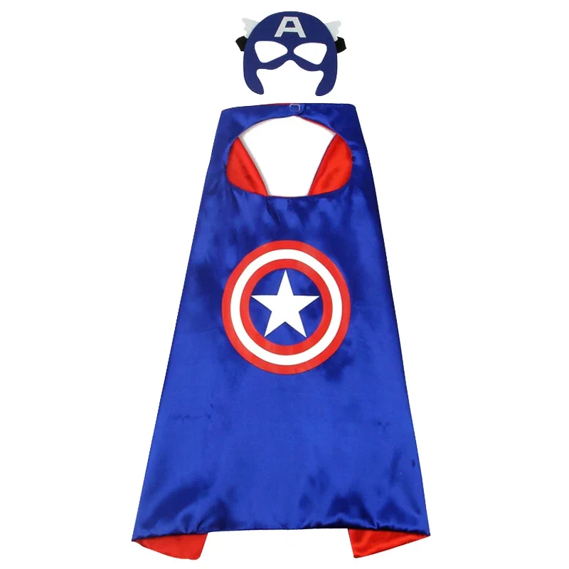 2025 New Kids Captain America Muscle Superhero Cosplay Jumpsuits Shield Mask Boys Suit Halloween Costume for abc