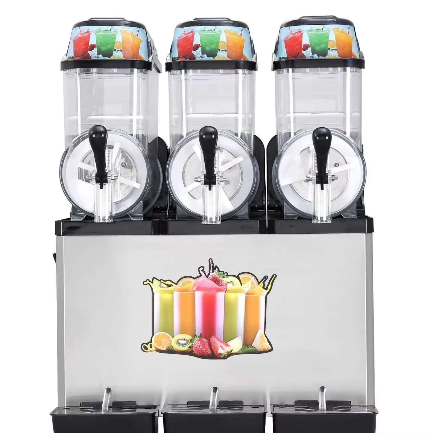 High Productivity Commercial Slush Maker Smoothie Machine New 1 Tank 2 Tanks 3 Tanks Slushy Maker
