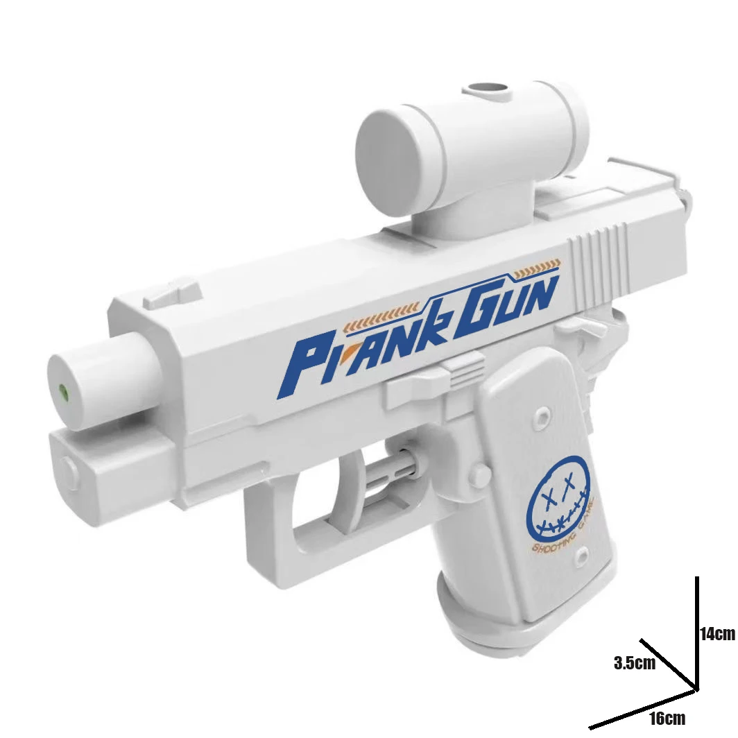 Pistola de agua de broma, juguete Manual de mano, pistola de agua bidireccional, juguete de agua travieso de verano, juguete de piscina al aire libre para niños y adultos