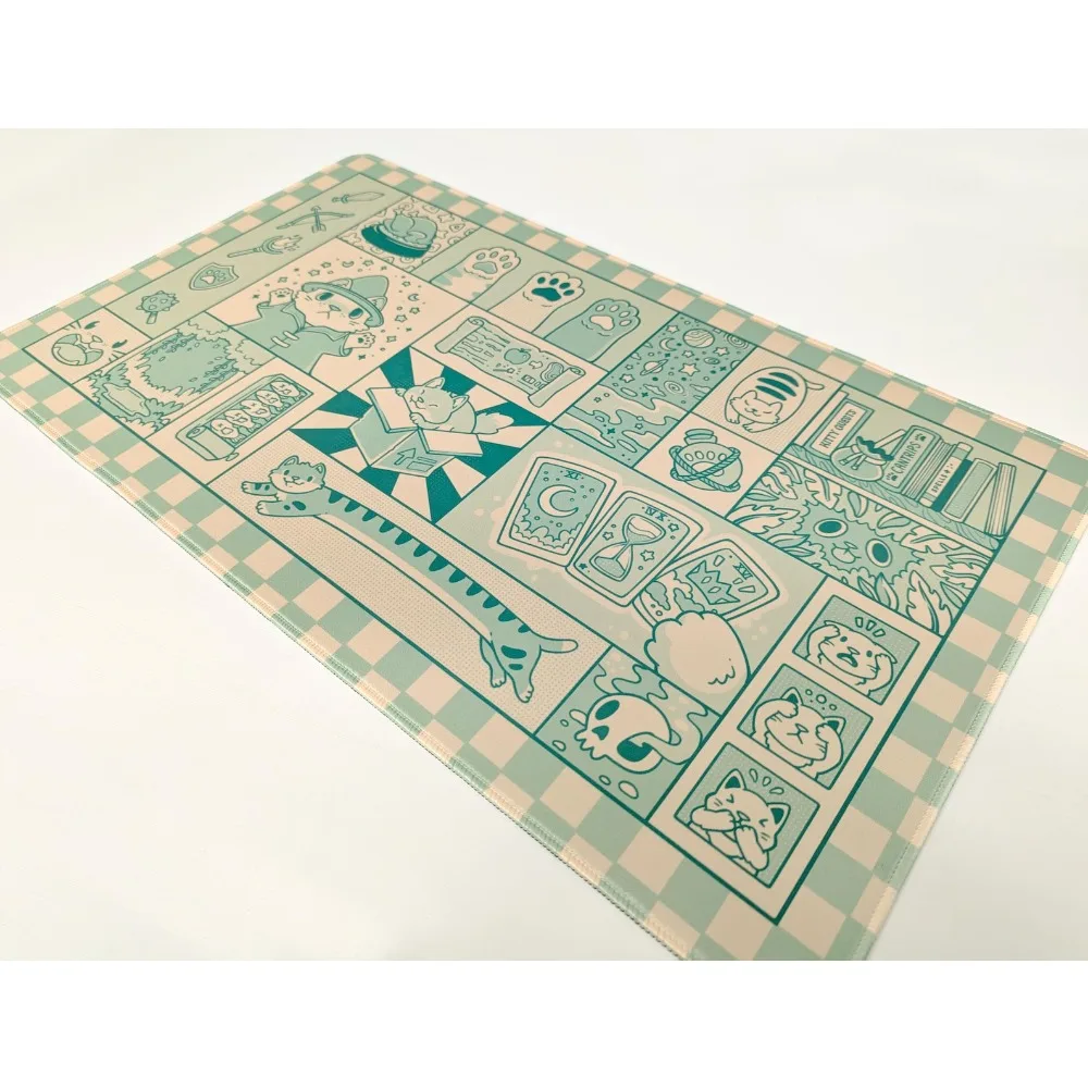 Tapis de jeu Cats & Cantrips // Accessoires pour tapis de bureau et tapis de souris pour MTG alfombrillas para escritorio tapis de souris