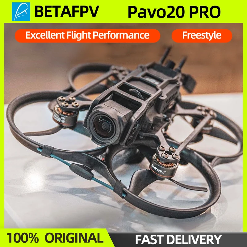 New BETAFPV Pavo20 Pro Brushless Whoop Quadcopter Drone ELRS 2.4G F4 20A FC 1104 7200KV Motor 3S Lipo Battery For RC FPV DJI O3