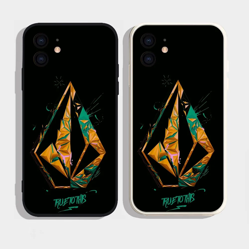 حافظة هاتف بشعار Epc Volcom من السيليكون الناعم لهاتف آيفون 16 15 14 13 12 11 Plus Pro Max Plus #1