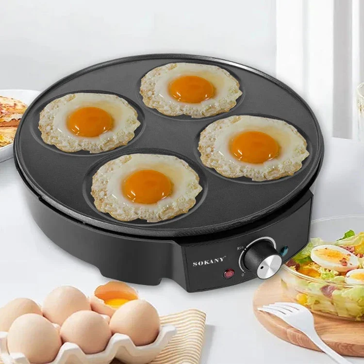 Electric Egg Omelet Mold Crepe Baking Pan Waffle Pancake Bakeware Waffles Maker