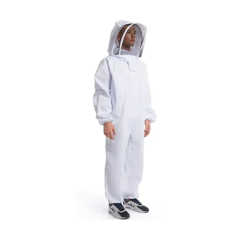A Beekeeping set wholesale one-piece anti bee clothing gloves bee clothing sheepskin gloves bee thin set