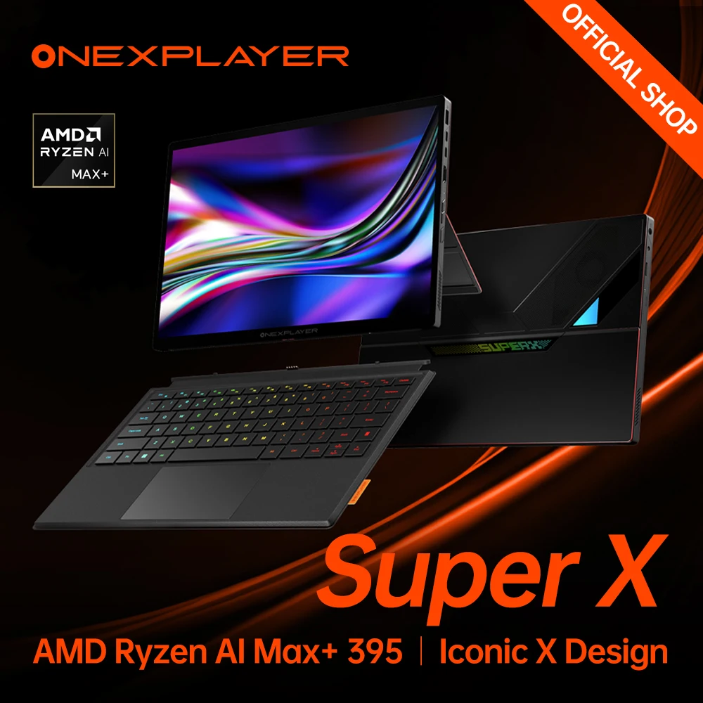

Новый игровой планшет-ноутбук One XPlayer Super X с AMD Ryzen AI Max+39, 128 ГБ ОЗУ, AMOLED-дисплеем 60/120 Гц, сканером отпечатков пальцев и SSD на 8 ТБ