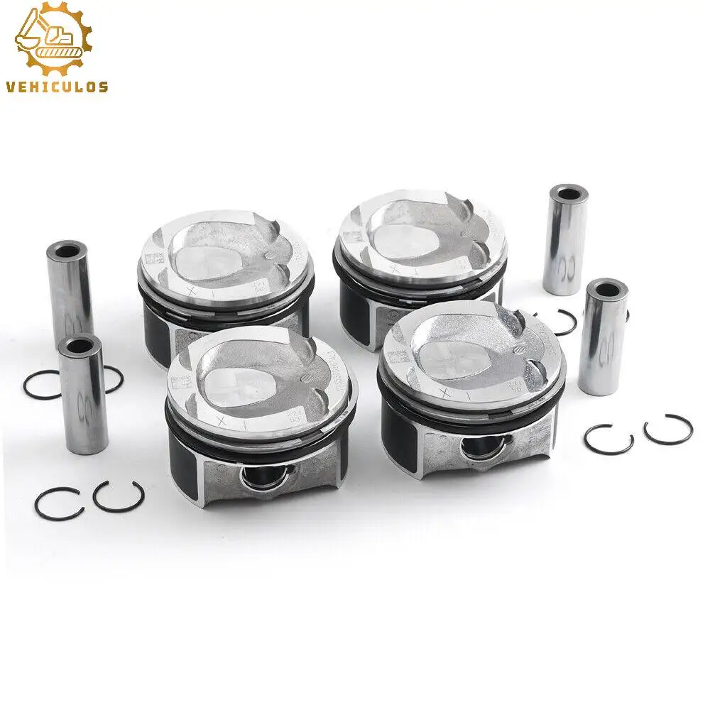 2710305017 2710300324 2710305117 4PC M271 Pistons Rings Set Φ82mm STD For Mercedes-Benz W204 W212 C200 C250 E250 CGI 1.8T Engine