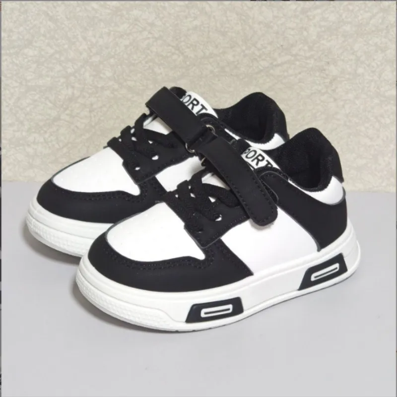 

Size 20-37 Girls' low Cut board Shoes Breathable Wear-Resistant Student Sports Shoes Spring Autumn Boys' Casual Flat Shoes