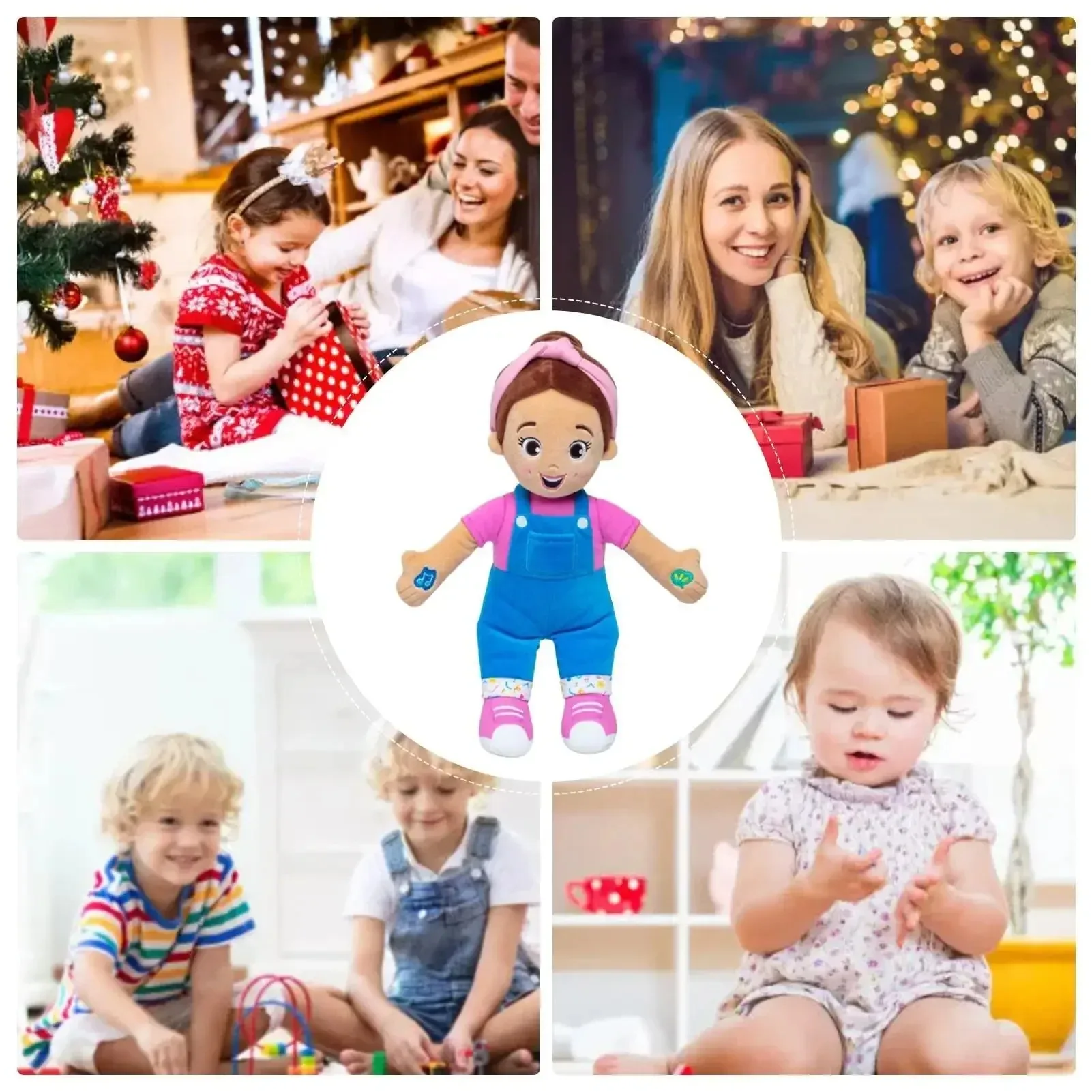 Miss Rachel Peluche Rachel Doll Sing Musica Suono Forniture per feste di compleanno Decor Peluche Decorazione Regalo