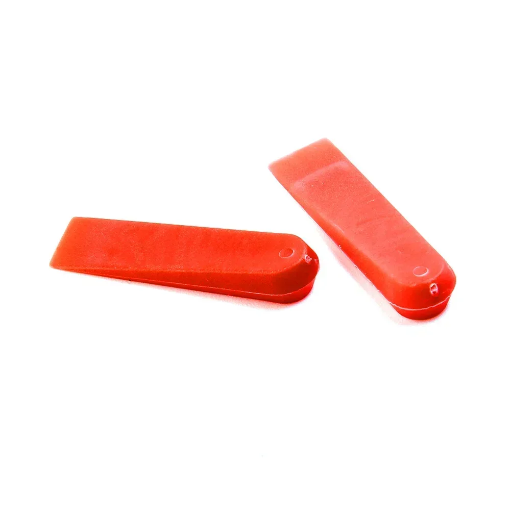 100PCS Plastic Tile Spacers Reusable Positioning Clip Adjusting Wedge Leveling Device Red Small Spacer Wall Flooring Tiling Tool