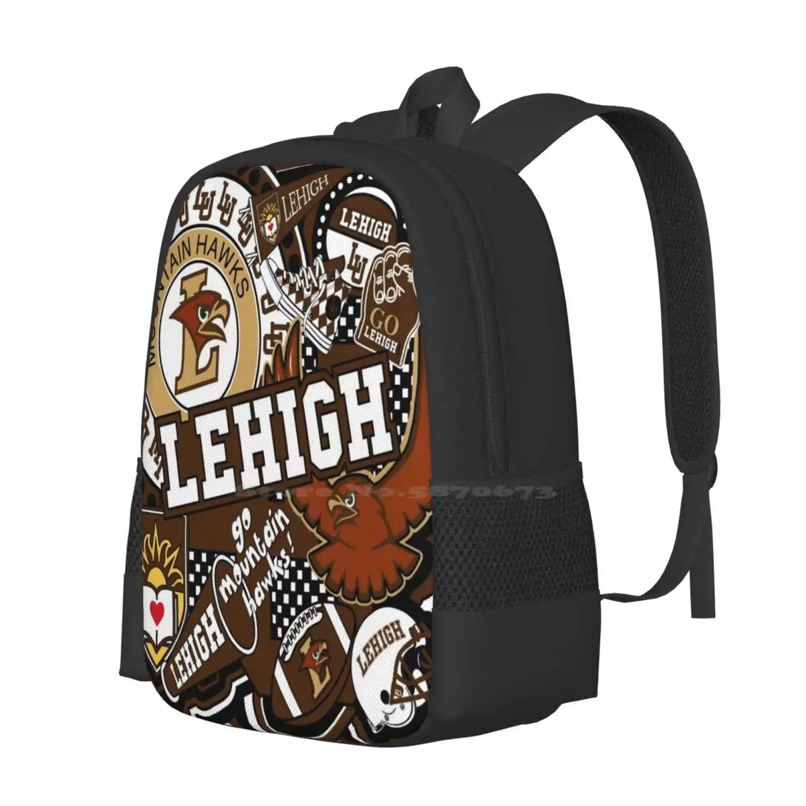 Lehigh Collage School Bags For Teenage Girls Laptop Travel Bags Lehigh College Ali Beyda Alibeydacreations