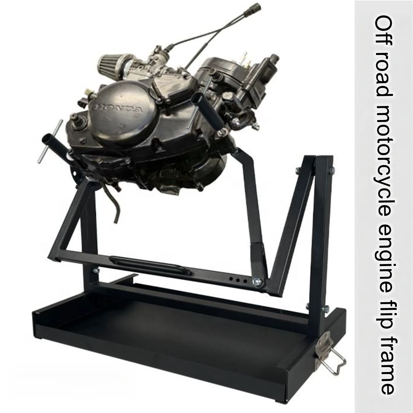 General motorcycle engine flip frame engine overhaul, disassembly and maintenance, flip frame workbench