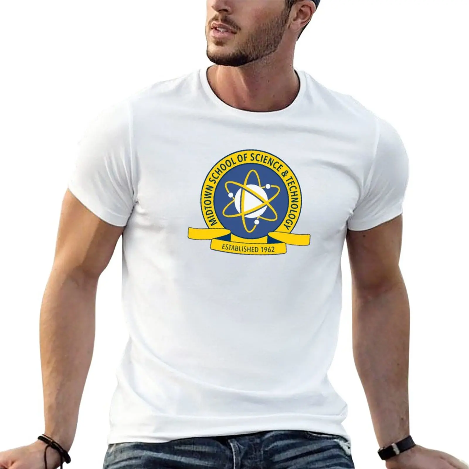 Midtown School of Science and Technology T-Shirt man clothes graphics t shirt Men's clothing