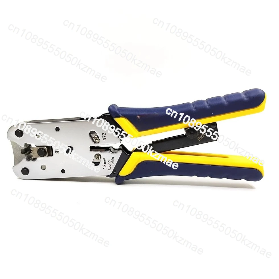 

Suitable for HT-L2182R professional grade 8P single-purpose crimping pliers with power rod parallel precision pressingRJ45pliers