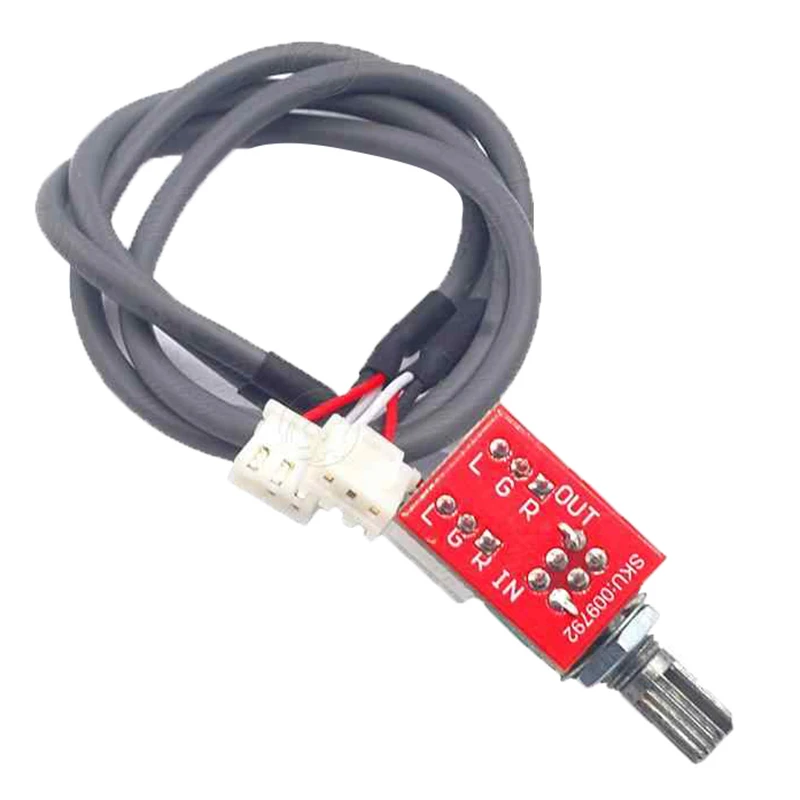Potenziometro del volume Scheda adattatore duplex 50K con filo schermato da 300 mm Accessori per moduli scheda amplificatore di potenza audio fai-da-te