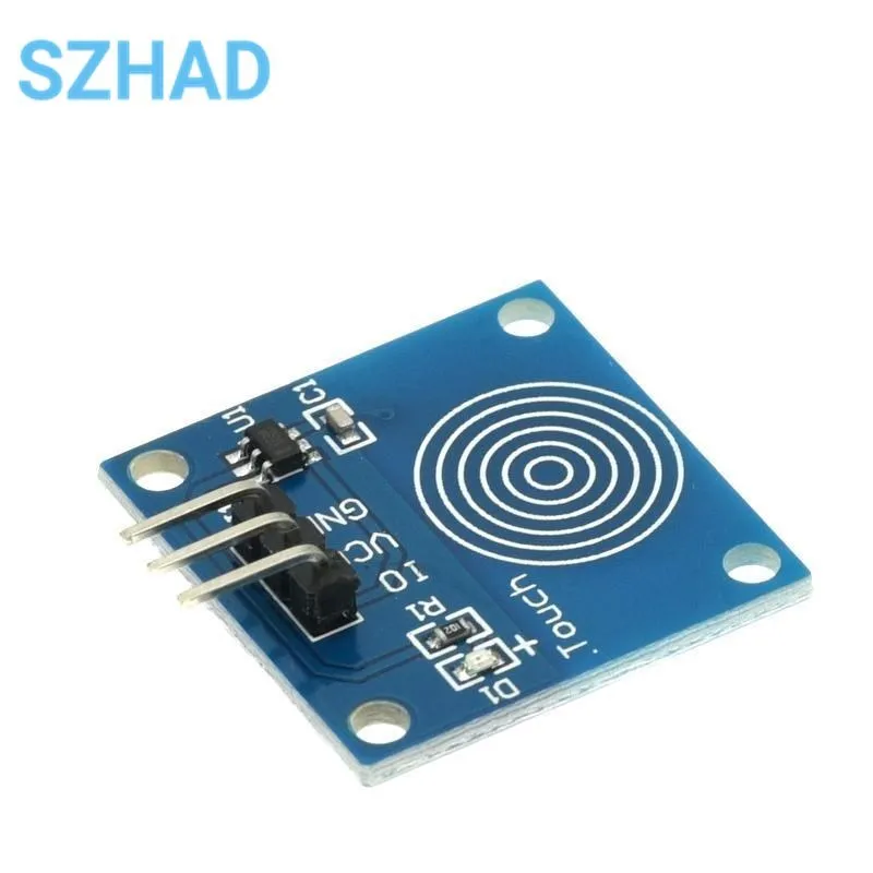 10PCS Touch Switch Module TTP223B 1 Channel Jog Digital Capacitive Touch Sensor For Arduino DIY KIT